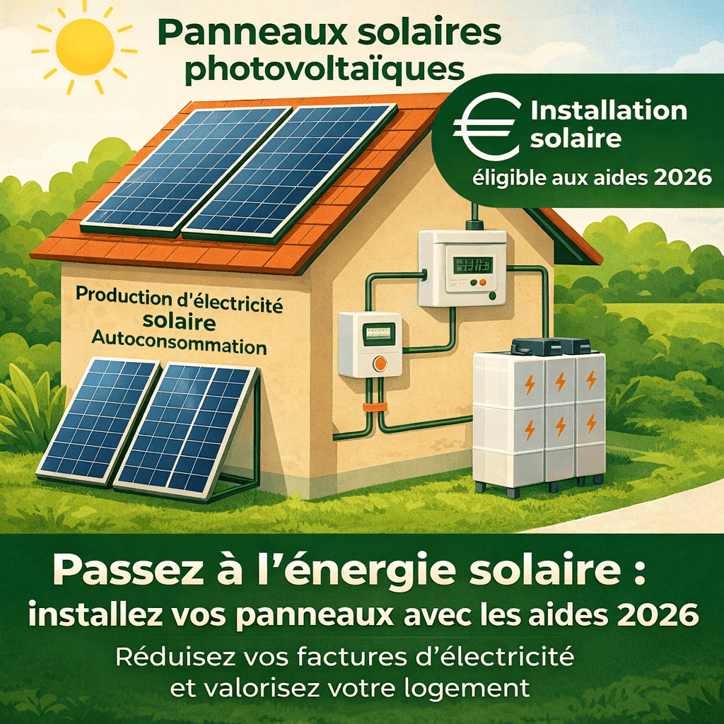 Installation de panneaux solaires photovoltaïques